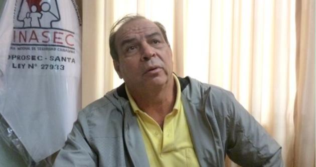 Secretario técnico del Comité Provincial de Seguridad Ciudadana, Agustín Ledesma Aguirre.