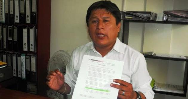 Alcalde Rommel Meza dijo hoy en Chimbote que jornada de protesta es política.