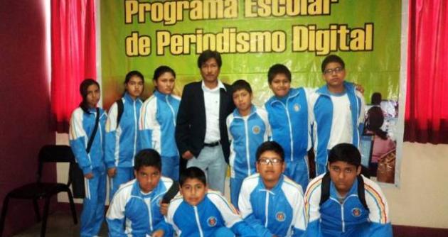 Alumnos de La Inmaculada inscritos en Programa Escolar de Periodismo Digital.