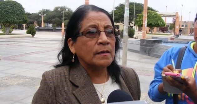 Rectora de la UNS, América Odar Rosario.