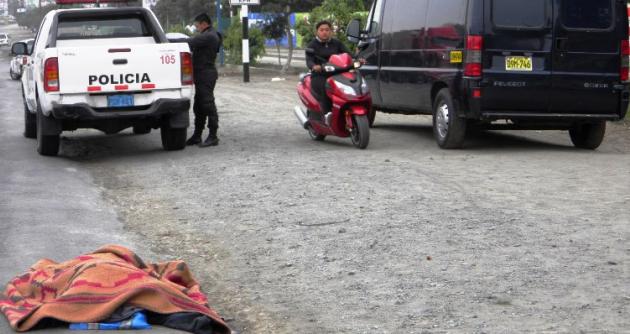 El humilde vendedor de golosinas, Pedro Barrios, fue atropellado-esta madrugada- en la carretera Panamericana, frente al Vivero Forestal de Chimbote.