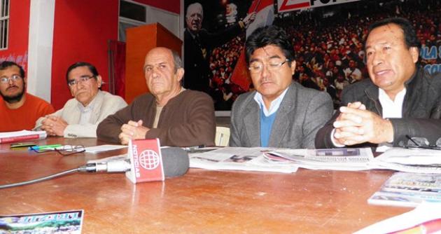 Dirigentes de la Asociación Civil por la Reivindicación Moral de Ancash anuncian marcha.