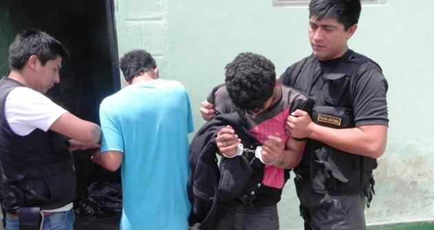 "Los Buitres" están detenidos en los calabozos de la Seprove.