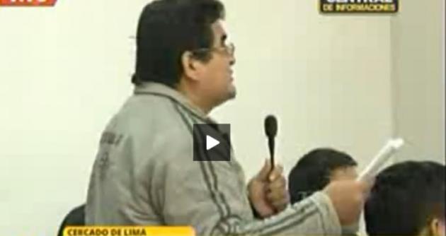 César Álvarez en la Sala Penal Nacional esta mañana volvió a alegar inocencia. (Foto: RPP)
