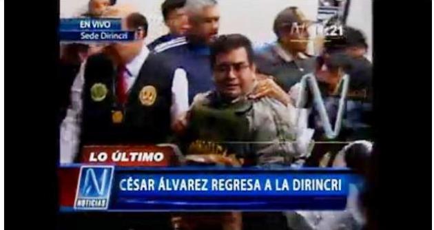 “Soy inocente, confío en Dios” es la frase repetitiva del detenido César Álvarez.