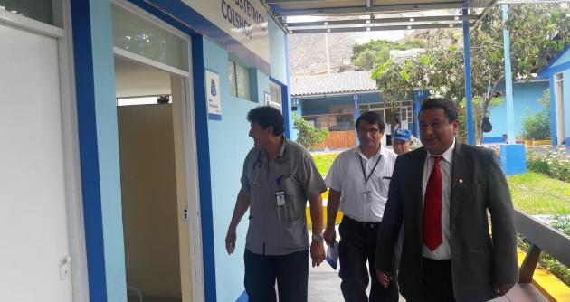 Gerente de EsSalud Ancash continuará con visitas inopinadas.