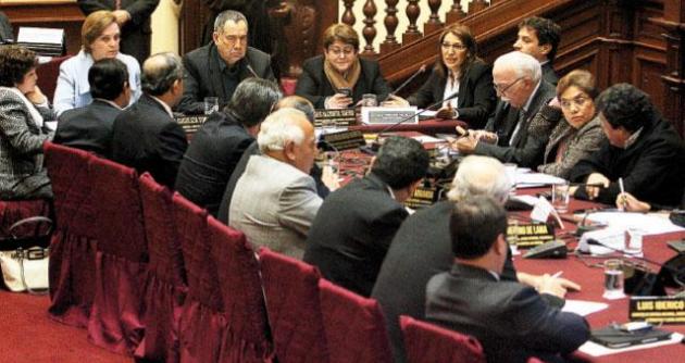 Procuradoras ante Comisión de Defensa del Congreso. Foto: La República