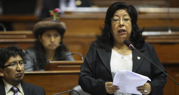Congresista por Áncash, María Elena Foronda. (Foto cortesía El Peruano)