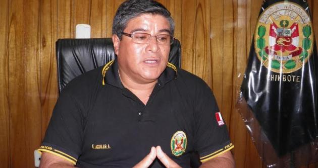 El coronel Edgar Aguilar fue removido de la jefatura de la Divipol Chimbote, por haber tenido una cuestionada labor.