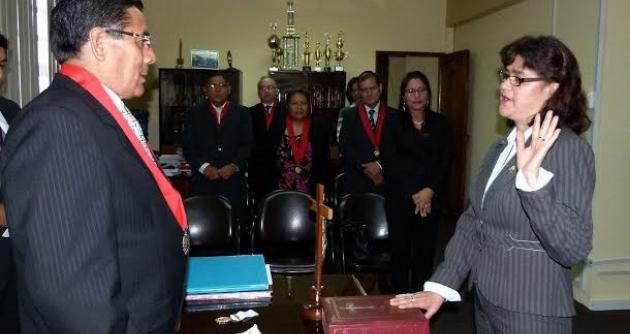 La magistrada Sara Valdiviezo es la nueva titular del Tercer Juzgado de Investigación Preparatoria de la Corte del Santa.
