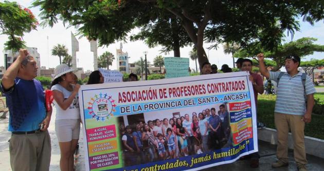 Profesores piden al Ministerio de Educación dejar de marginarlos y se reconozcan sus derechos.
