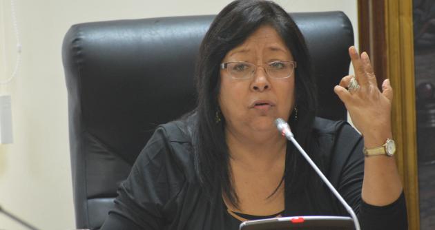 María Elena Foronda demanda al Ejecutivo acelerar la reconstrucción de zonas afectadas por el Niño Costero.