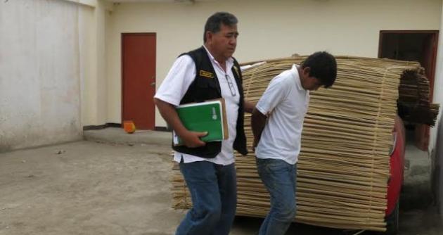 Pobladores demandaron justicia, que envíen al penal de Cambio Puente a Michel Bulnes.