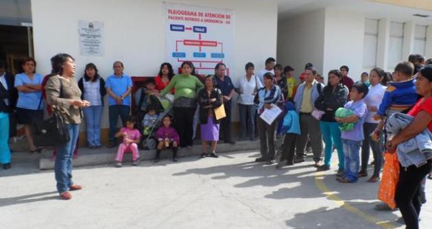 Personal de Salud en Casma protestaron hoy y piden renuncia de director.