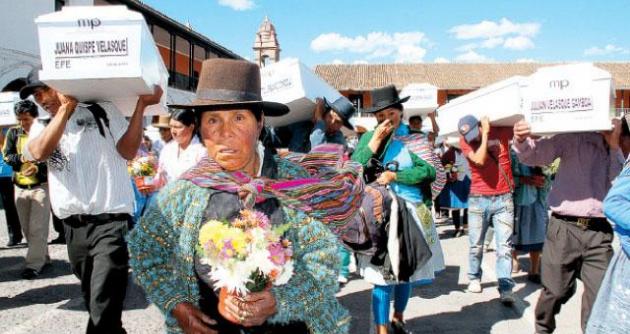 Restos de 23 víctimas de SL son entregados en Ayacucho/ Archivo La República