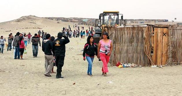 Diez mil invasores se habrían apropiado de los terrenos del Proyecto Chinecas. (Foto: Chimbotenlinea.com)