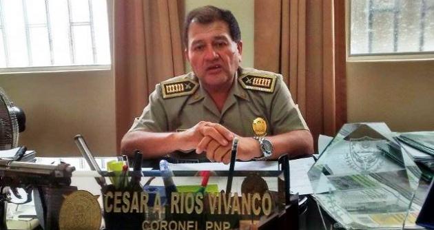 El jefe de la Divipol Chimbote, coronel César Ríos, dijo que es inminente la captura de implicados en el caso "La Centralita".