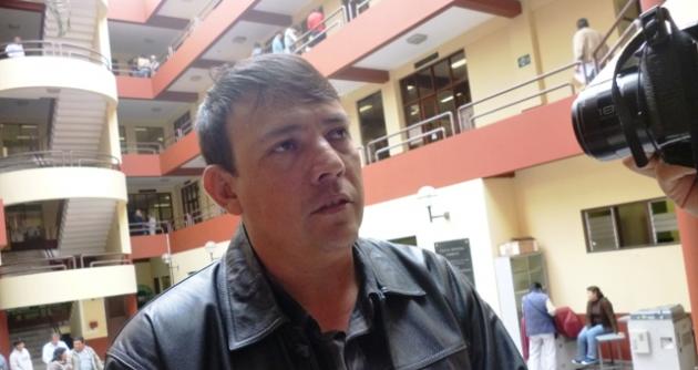 Jefe de Seguridad Ciudadana de la Municipalidad Provincial del Santa, Nicolás Leguía Arias.
