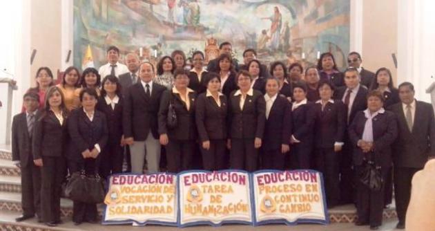 Personal del Instituto Pedagógico de Chimbote.