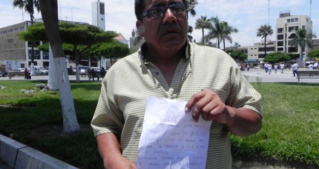 Raúl López Machado dice que extorsionadores se equivocaron con él.