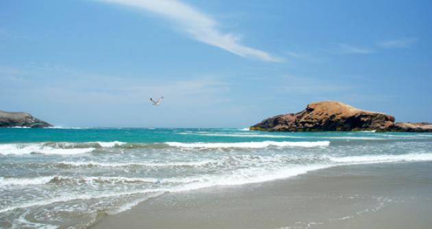 Un orgullo. La playa Tuquillo es uno de los balnearios más importantes del país. foto: internet