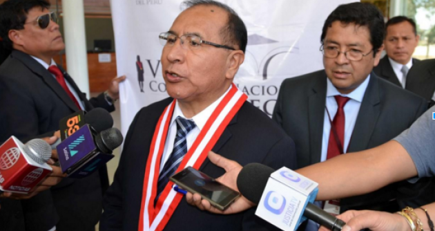 Magistrado Víctor Ticona, presidente del Poder Judicial.
