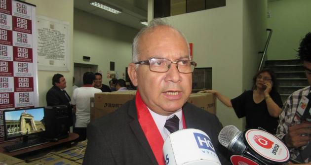 Presidente de la sede judicial, Carlos Salazar asegura que audiencias se desarrollan con normalidad
