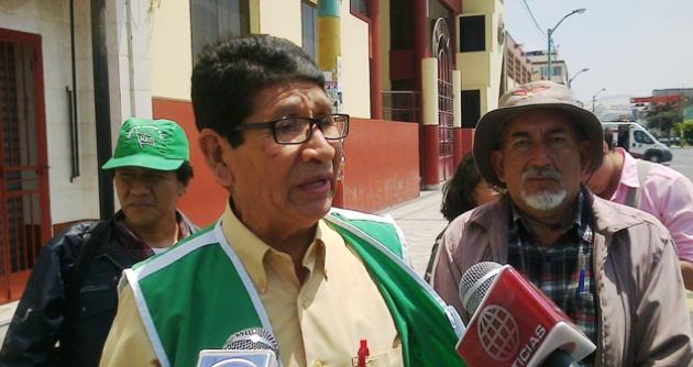 Presidente provincial del MAS, Santiago Villanueva Villarreal.