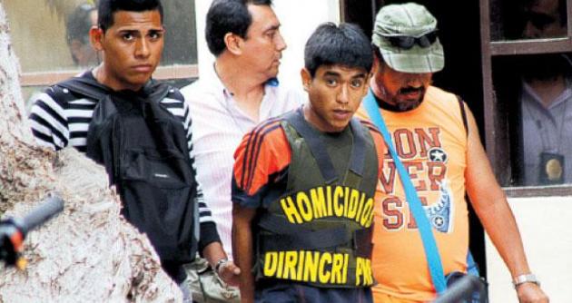 Christian Cruzate Pereda, uno de los presuntos asesinos de Nolasco, hoy no quiere hablar. foto: larepublica.pe