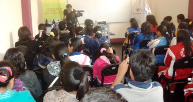 Gracias a la Universidad Alas Peruanas se pudo capacitar a periodistas escolares.