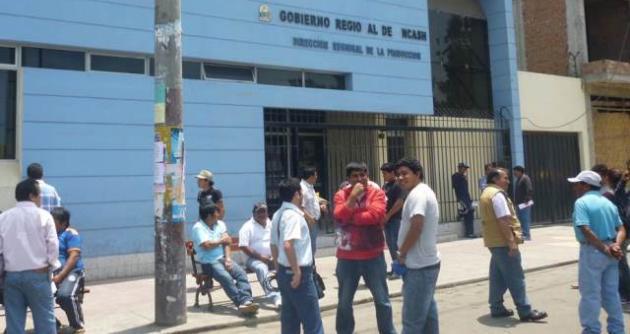 La situación es crítica para instituciones que dependen del GRA, como la Direpro, que adeuda los salarios a sus trabajadores pues no tiene efectivo.