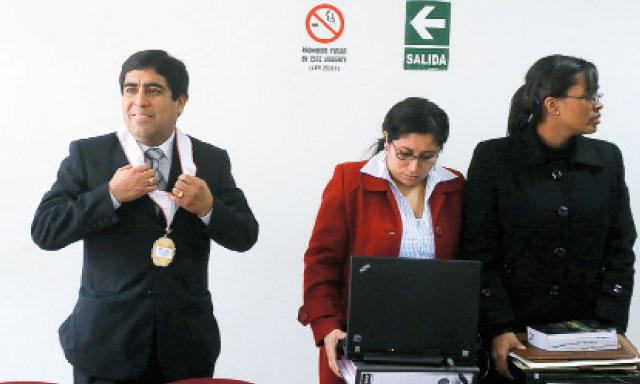 Fiscal superior Marco Huamán.
