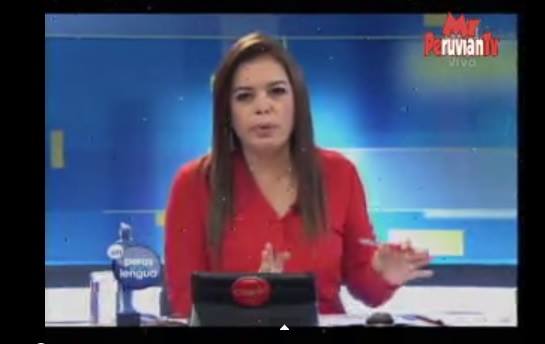 “Qué ha hecho usted con su carrera" dijo la periodista al cuestionado ex fiscal de la Nación.