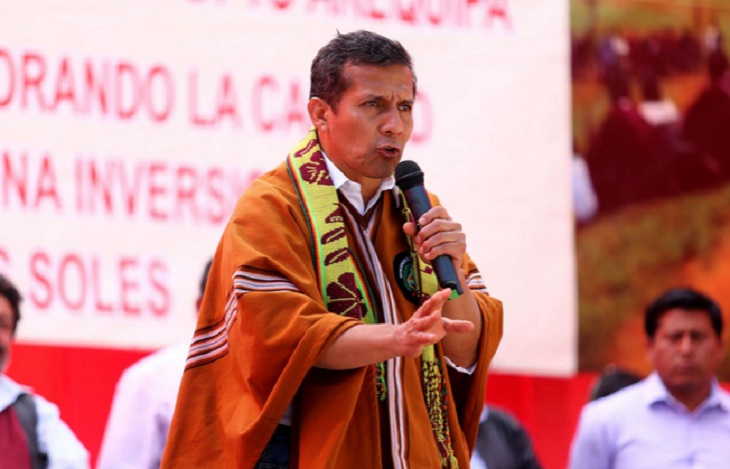 "Voy a visitar Áncash cuanto antes con el gabinete ministerial para poner orden", dijo hoy el presidente Humala. (Foto Andina)