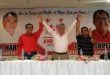 Líder del movimiento Ande-Mar presentó a candidato en Nuevo Chimbote.