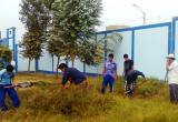 Jornada de limpieza en colegio San Jacinto.
