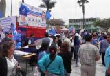 Hoy en la mañana se realizó la feria electoral organizada por el JEE del Santa.