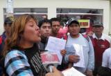 Invasores dicen que fueron obligados a salir a marchar en respaldo a las encarceladas autoridades.