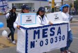 La ODPE Santa realizó un pasacalle informativo por las principales vías de Nuevo Chimbote.