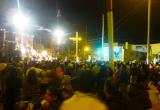 Se interrumpió el tránsito para bingo de Waldo Ríos en Chimbote.