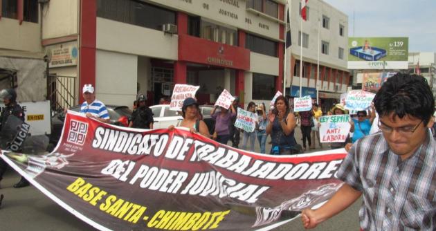 Piden al electo presidente de la Corte del Santa tomar en cuenta la problemática y necesidades de los servidores judiciales.