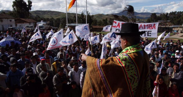 César Acuña en Andahuaylas. (Foto cortesía APP)