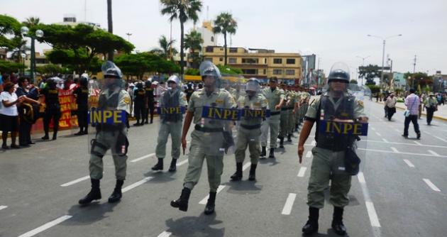148 agentes del INPE están a cargo de la seguridad en esta prisión