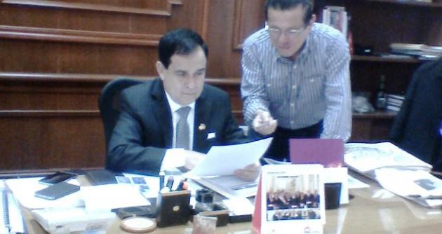 Alcalde coordinó también próxima sesión de Consejo de Ministros en Ancash. foto MDNCH