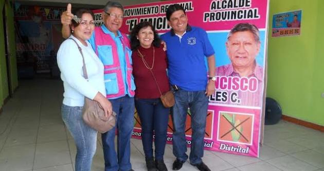 Candidato a la alcaldía provincial del Santa por "El Maicito", Francisco Robles Capcha.