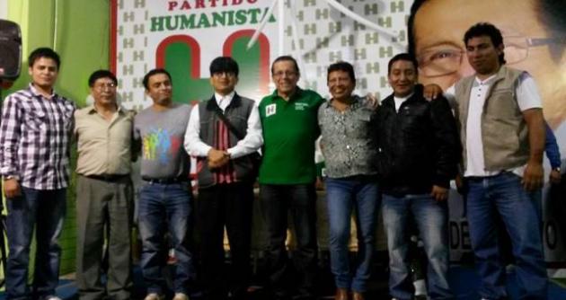 Candidatos a regidores de Nuevo Chimbote por el Partido Humanista.