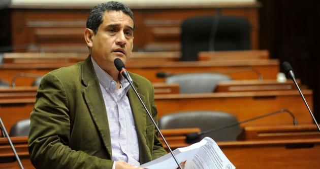 El congresista Mesías Guevara fue elegido ayer presidente del partido político Acción Popular.(Foto Internet)