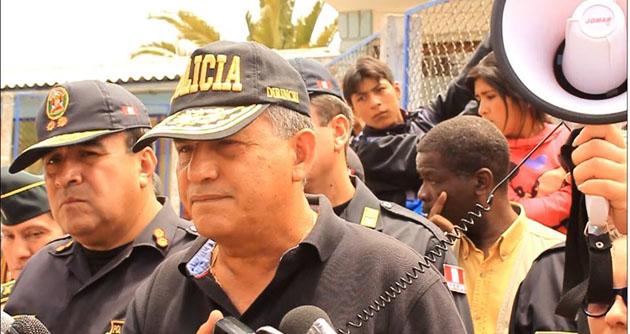 Urresti también se entrevistó con las autoridades del distrito de Cátac.