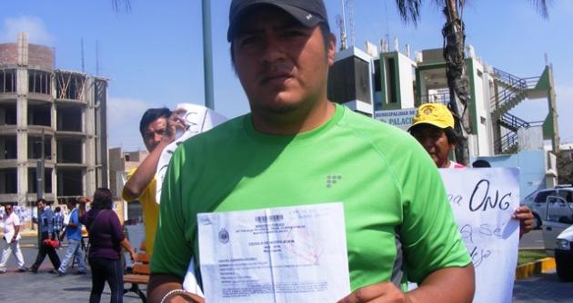 Dirigente presenta denuncia ante la Fiscalía Provincial Preventiva de Nuevo Chimbote.