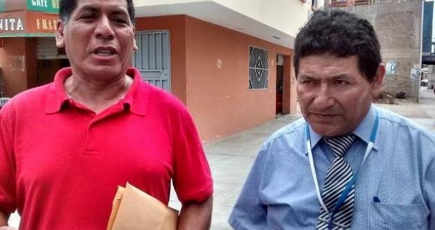Trabajadores de Municipio de Nuevo Chimbote exigen pagos retrasados.